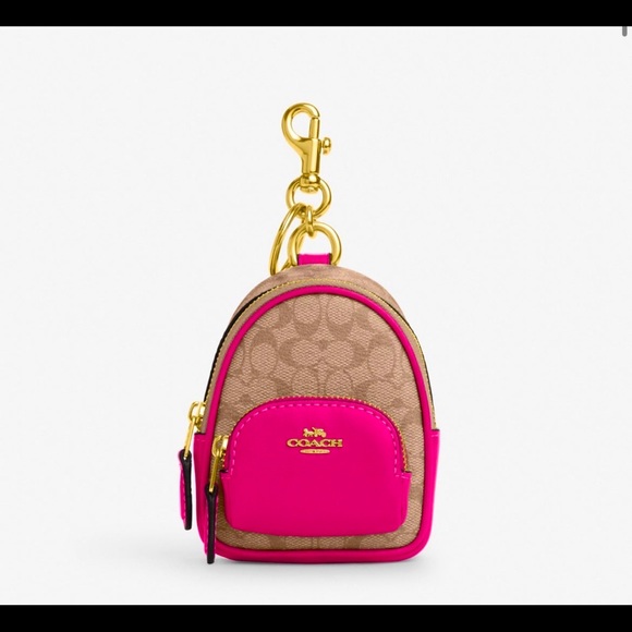 💕COACH Mini Backpack Charm.. - Picture 2 of 10